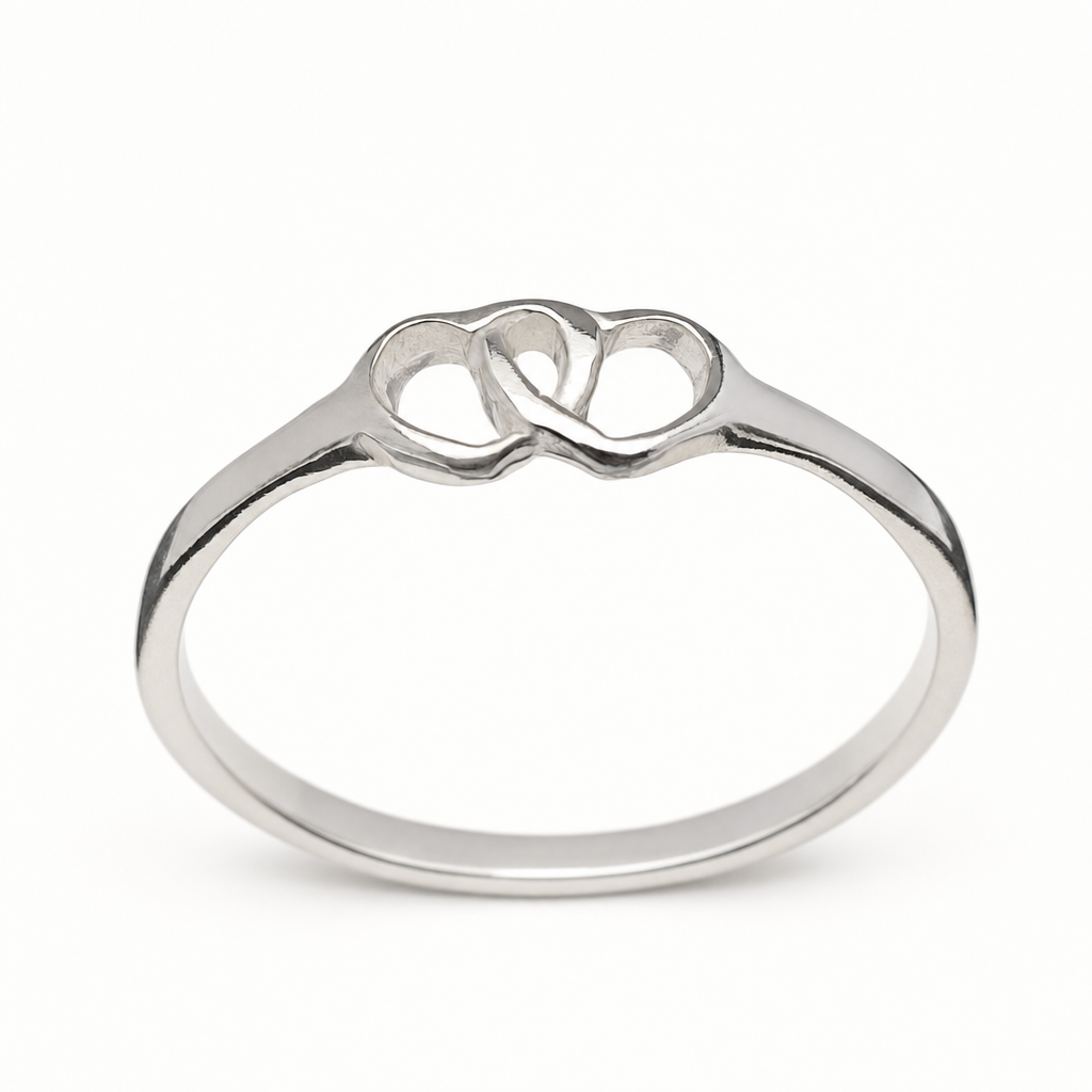 Anillo doble corazón — ECLAIRE