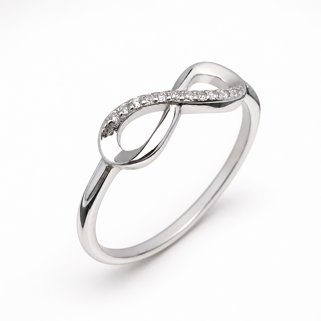 Anillo infinito circonias — ECLAIRE